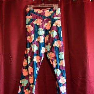 Disney Lularoe Leggings Tc Rare new Tall & Curvy